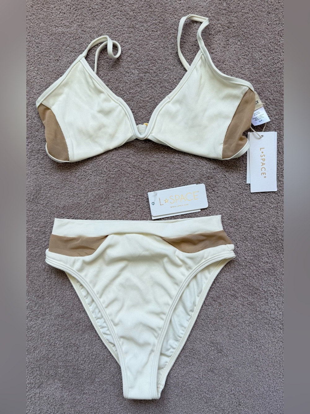 l*space - SET - Macey Top / PALONIA Bitsy Bottom- CREAM